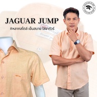 Jaguar เสื้อเชิ้ตผู้ชาย แขนสั้น สีส้ม มีกระเป๋า ทรงธรรมดา(Regular) JTIW-3099-1-OR