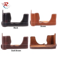 Leather Camera Half Case Cover Bag For Fujifilm XT200 XT100 Cameras