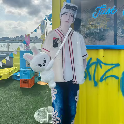 SKZOO Stray Kids Cartoon Plush Animal Backpack Seoul Crossbody Bag Children Adult Gift Fan Collectio