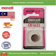 CR1632 Maxell Lithium Battery 3V Battery Made in Japan for Watch , Immobilizer , Calculator &amp; Electronic Devices