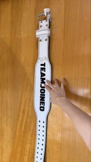 Teamjoined親筆簽名腰帶 S碼白色