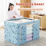 Fast Delivery Box 24L-66L Foldable Organizer Box Multipurpose Storage Box Toys Clothes Home Supplies