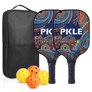 PickleBall Set Pickleball Paddles Fiberglass Surface Pickleball Rackets Pickle Ball Paddle Set