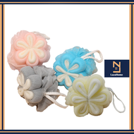🏠LAZAHOME Flower Sponge 花洒沐浴球 Span Bunga🏠Soft Colorful Flower Shower Bath Balls Pouf Bath Sponge Bru
