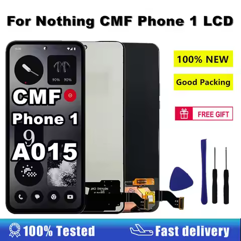 6.67" AMOLED For Nothing CMF Phone 1 LCD Display A015 Touch Screen Digitizer For Nothing CMF One A01