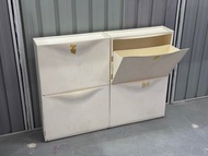 IKEA TRONES 鞋櫃/貯物箱/白色組合膠箱