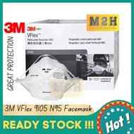 【Ready Stock】3M 9105 N95 VFlex Mask ORIGINAL Foldable Particulate Respirator 9105 Loose Individual Packing