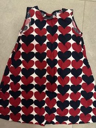 Marimekko x uniqulo heart dress
