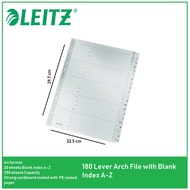 Leitz 1050 Arch Lever File with Blank Index A-Z 50mm A4 - Made in Europe