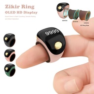 S8 Smart Zikir Ring, Bead Counter with OLED Digital Display, Rechargeable, Perfect for Muslim Zikir 