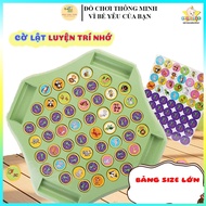 Large 4-Player Flip Chess, Memory Training Chess, Set with Pen