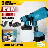 ❗3 Years Warranty❗850W cordless spray gun paint/Electric Spray Gun/Woodworking Paint Sprayer Disinfection Spray Gun