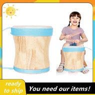 Wooden  Drum Wood Djembe Drum Set Kids Djembe Drum Set for Early Education and Children'S Percussion