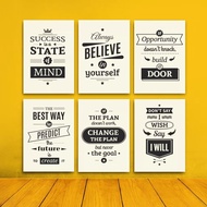 Motivational Wall Display Poster, Room Decoration, Motivational Quotes