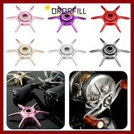 ORORFILL Star Drag, Aluminum Alloy DIY Upgrade Baitcaster Drag, Fishing Enhancement 65mm Aluminum Si