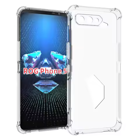 Air Cushion Shockproof Case for Asus Rog Phone 5 ZS673KS Clear Airbag Silicone TPU Back Cover Soft C