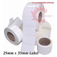35mm x 25mm x 2000s Barcode Sticker