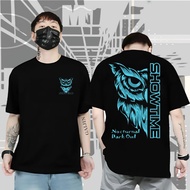 T-shirt Distro OWL NOCTURE OWL Men's Women's Tops Combed 30s GAIJIN_DISTRO88