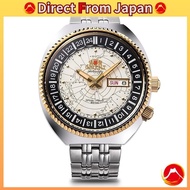 [ORIENT Automatic watch WORLDMAP WORLDMAP Mechanical Automatic with Japanese manufacturer's warranty Contemporary RN-AA0E01S Men's White Silver
