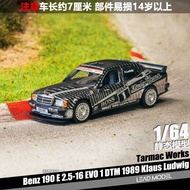 |Kus Ludwig 190E EVO DTM TARMAC 1/64 Benz Car Model