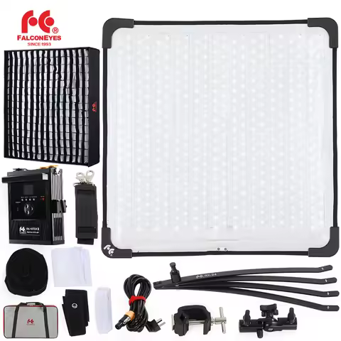 Falcon Eyes RX-18TDX III RX-24TDX III 3000K-5600K Bi-color Waterproof Rollflex LED Video Light Photo