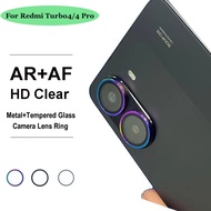 For Redmi Turbo 4 4Pro 3 Turbo4 Turbo3 Turbo4Pro Aluminum Alloy Camera Lens Tempered Glass Film For 
