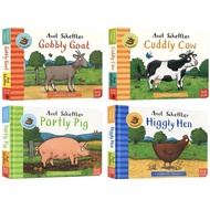 Nosy Crow Farmyard Friends: Gobbly Goat/ Cuddly Cow/ Portly Pig/ Higgly Hen (Board Book)