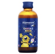 MAMARINE Kids COLLECTION มามารีน คิดส์ อาหารเสริม สำหรับเด็ก สูตร Omega-3 Plus Lysine and Multivitamin Forte ขนาด 120 ml เด็ก