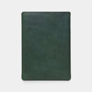 真皮綠色 MacBook 保護套 – 輕薄筆電收納袋