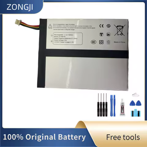 ZONGJI New Compatible Battery For DOOGEE T10 32108145 8300mAh Batteries+ Free Tools