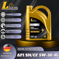 Lazz OiL Semi-Synthetic Lubricants 5w30 SN/SF Car Engine Oil 4Litre