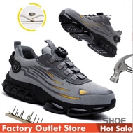Safety Shoes Height Increasing Anti Slip Shoes Men Safety Boots Kasut Kerja Lelaki Safety Boots
