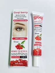 GOJI BERRY EYE CREAM ครีมบำรุง และลดริ้วรอยรอบดวงตา ซึมเร็วไม่เหนียวเหนะหนะ บำรุงรอบดวงตาให้ชุ่มชื่น คืนความอ่อนเยาว์ ANTI-WRINKLE EYE CREAM (ส่งจากไทย)