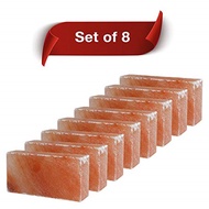 Himalayan Salt Block, Himalayan Pink Salt Tiles Crystal Salt Slab for Home Improvement and Decor...