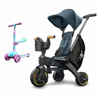 Doona | Doona Baby Stroller Childrens Tricycle S5 Lightweight Foldable Three-Wheel Pushcar Suitable 