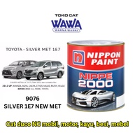 Nippe 2000 silver duco paint 1E7 New Met 9076 silver toyota avanza/ xenia shiny retail/repack