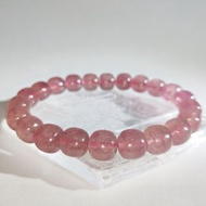 草莓晶 士多啤梨晶 俄羅斯 9mm 手串 天然水晶