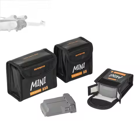 Flight Battery Safe Bag for DJI Mini 5/4/3 Pro Protective Case Transport Lithium Battery Safe Explos