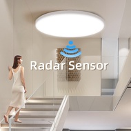 Radar Sensor Ceiling Light With Motion Sensor Ceiling Lamp Smart Led Bulb 15W 20W 30W 40W Ligths For