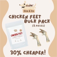 Ona & Co Chews Freeze Dried Chicken Feet (For Dog and Cat) - Bulk