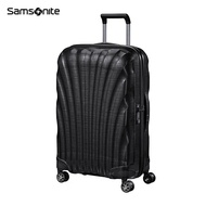 ST-🚢Samsonite（Samsonite）Luggage Classic Shell Trolley CaseC-LITELight Travel Boarding Bag Black20InchCS2*09007