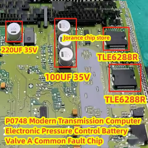 TLE6288R P0748 Modern Transmission Computer Electronic Pressure Control Battery Valve A Common Fault