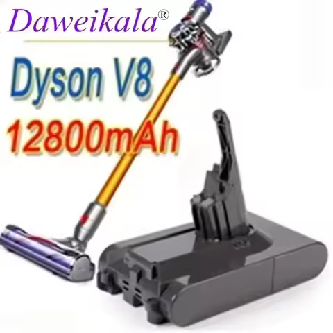 12800mAh 21.6V Battery For Dyson V8 Battery for Dyson V8 Absolute /Fluffy/Animal Li-ion Vacuum Clean