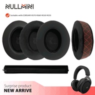 NullMini For CORSAIR HS70,HS60,HS50,HS45,HS35,2100 Replacement Earpads Headband Headphones Temperatu
