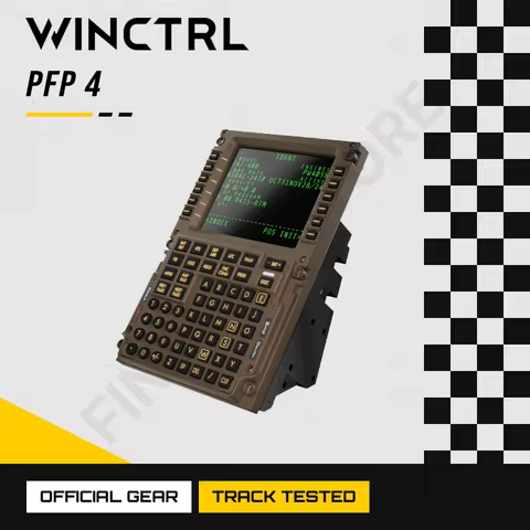 WINCTRL PFP4 CDU PMDG Flight Game Simulator Panel of Flight Plan Data/Stream Driven Display for X-Pl
