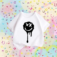 rb6t1fu3yn Thanyaggh Oversized Shirt Soft T-Shirt Smiley Face 1 Cotton 5 Colors T100