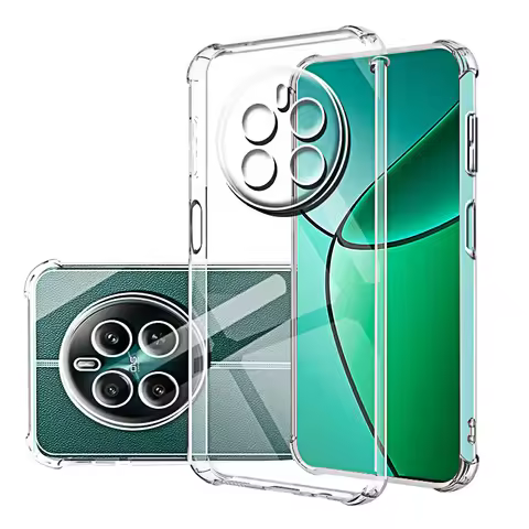 Luxury Clear Phone Case for Realme 12 Plus 12+ 11 10 9 8 7 Pro 9i 8i 7i 6i Shockproof Case Back Tran