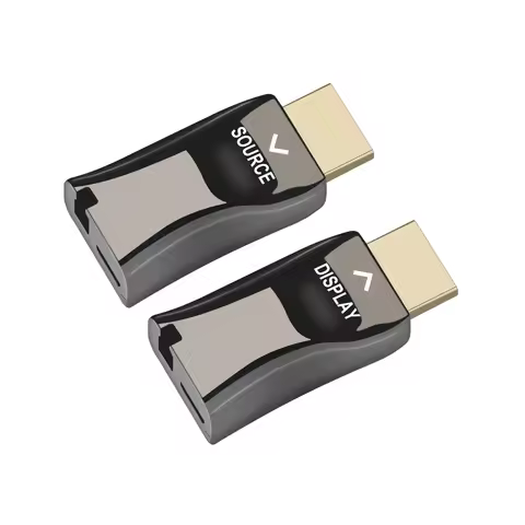 Mini 4K HDMI Fiber Extender, 4Kx2K 30Hz HDMI 1.4a Video Optical Transceiver, Up to 300m Uncompressed