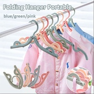 Folding Hanger Portable Travel Foldable Plastic Hanger Non-slip Hanger Travel Umrah Travel Cloth Han