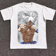 220g Heavyweight Pure Cotton, Super Saiyan God Goku Surrounded By Flames T - Shirt